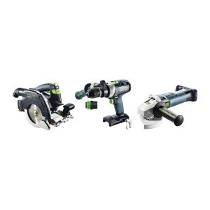 Festool 18V kombokit träbygge HKC 55/TPC 18/AGC 18/TB M 137