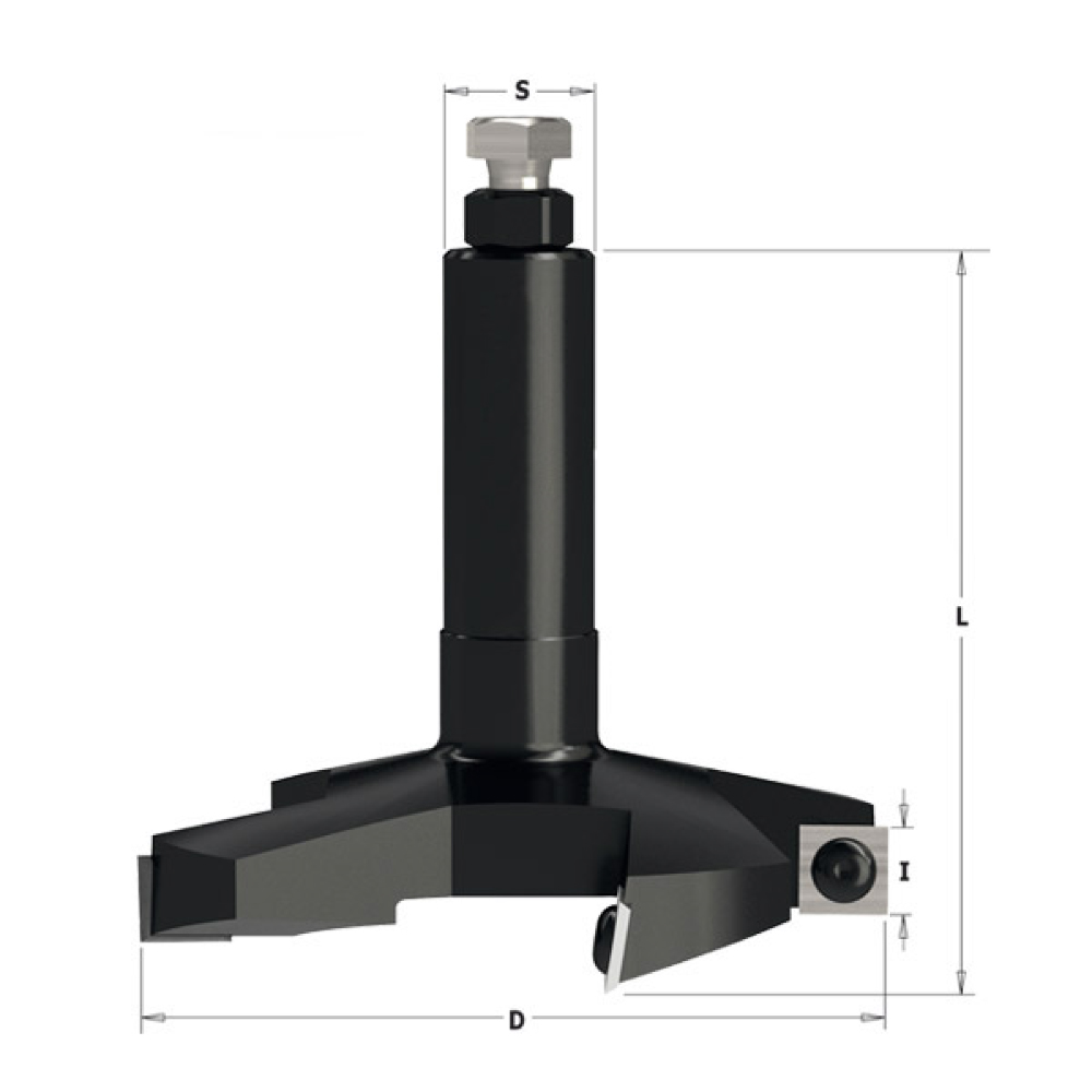Planfräs HW - D100x12 L90 S=20x50 Z4 - Bild 2